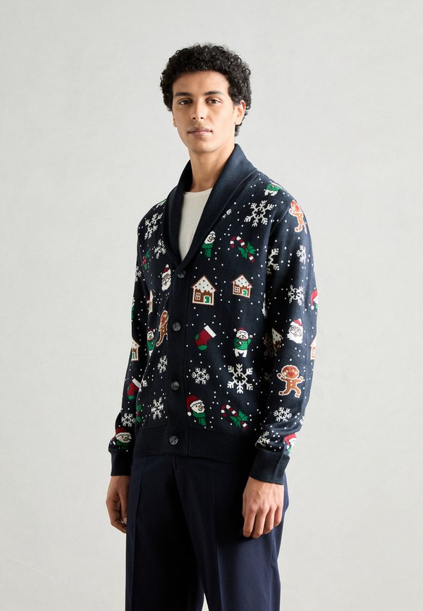 SHAWL COLLAR - Strickjacke