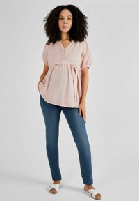 JoJo Maman Bébé TEXTURED MATERNITY - REGULAR FIT - Blůza - rose pink