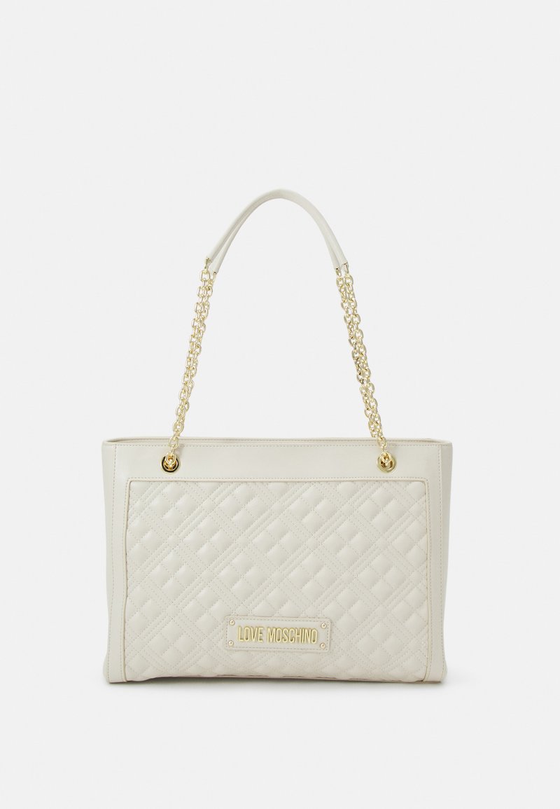 Love Moschino LOVE QUILTED BAG SHOPPER Shopping Bag ecru/goldfarben