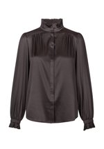 Dea Kudibal MandyDEA 1260126 Belladonna Steel Grey Stand Collar Blouse