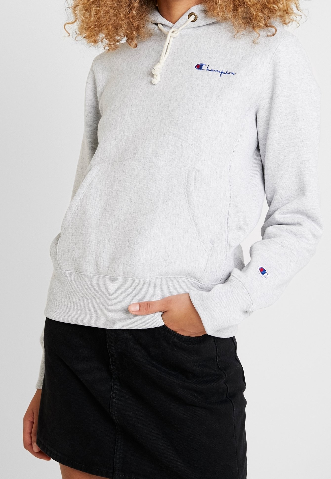 Champion Reverse Weave Felpa con cappuccio mottled grey/grigio