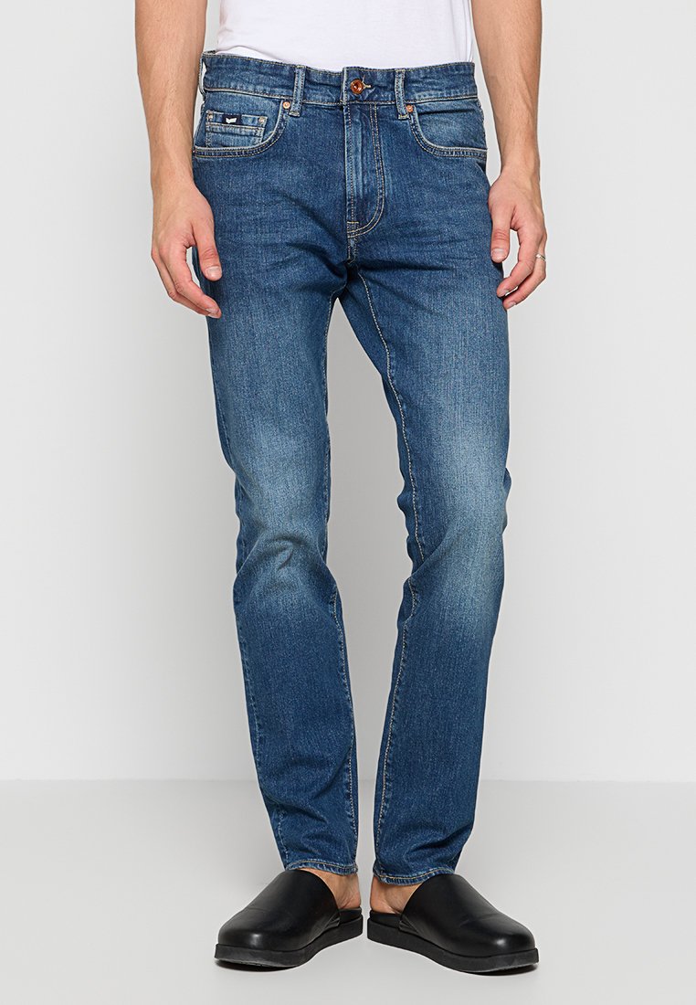 GAS Slim fit jeans blauw