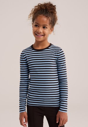 WE Fashion T-shirt à manches longues - light blue