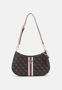 NOELLE TOP ZIP SHOULDER BAG - Borsa a mano - brown