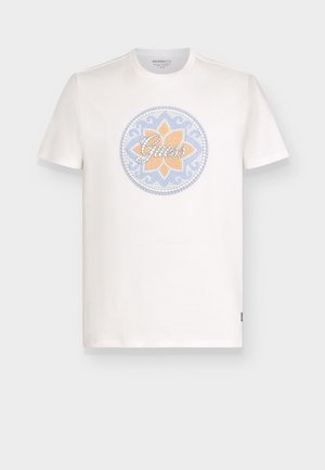 Guess, - T-shirt z nadrukiem