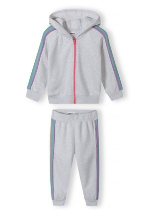 ZIP THRU HOODIE AND JOGGERS SET - Survêtement - mottled grey pink