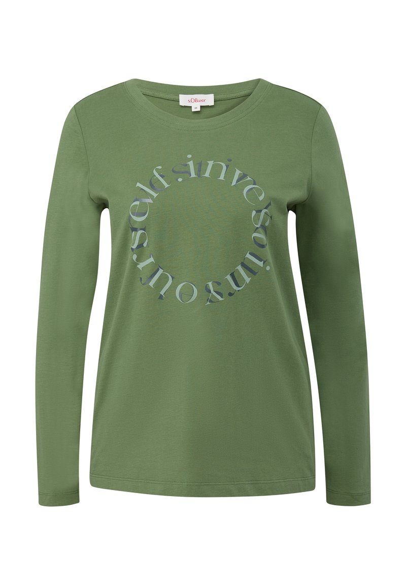 s.Oliver Longsleeve donkergroen s.Oliver Longsleeve donkergroen