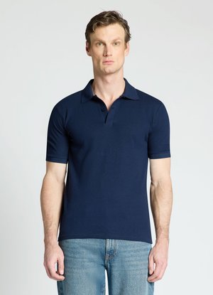 Calliope, T-SHIRT TINTA UNITA - Polo - blu navy