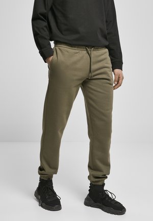 Tracksuit bottoms - dark olive