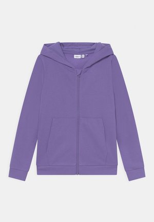 NKFNASWEAT HOOD - Mikina na zip - dahlia purple