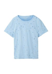 TOM TAILOR T-shirt imprimé - blue multicolor minimal