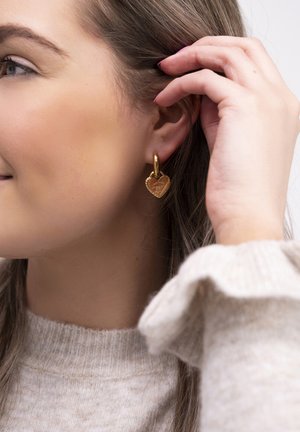 My Jewellery CANDY WITH BIG HEARTS - Boucles d'oreilles - gold-coloured