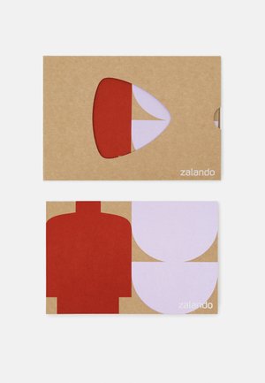 Carte cadeau avec enveloppe - rouge