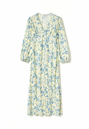 LILITH - Maxi šaty - deja yellow print