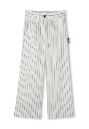 Pantalones - blanc noir