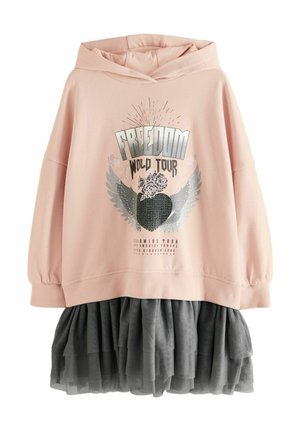 2-IN-1 LONG HOODED - Vardagsklänning - pink graphic