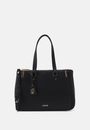 DOUBLE ZIP SATCHEL - Handbag - nero