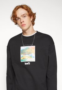Levi's® GRAPHIC CREW - Camisola - mottled black