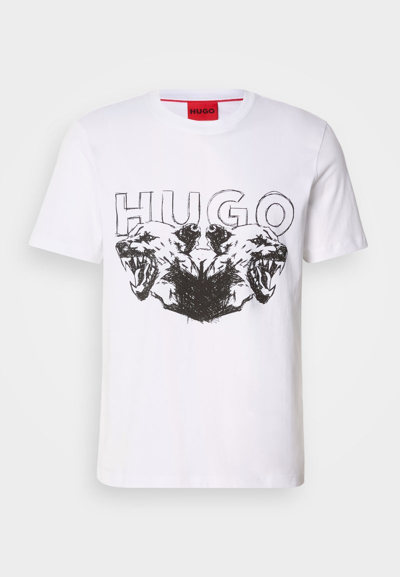 HUGO T-shirt print wit