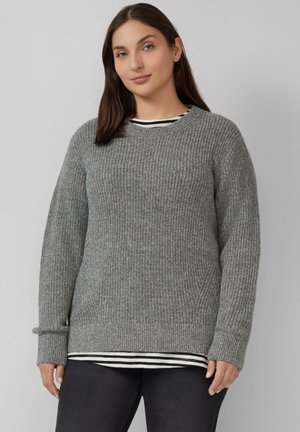 Strickpullover - graphit