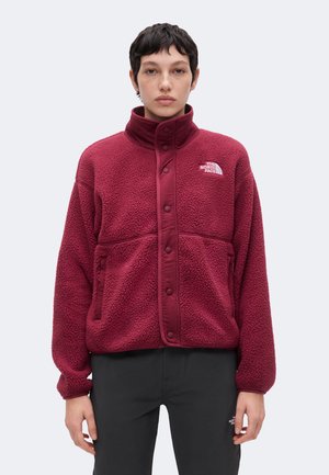 The North Face, CRAGMONT SNAP FRONT JACKET - Fleece jacket - burgundy crush