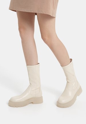 Botas con plataforma - off-white