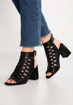 River Island Sandales à talons hauts - black