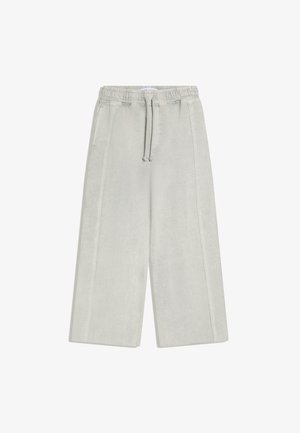 SUPER BAGGY TERRY WASHED - Pantaloni - light grey