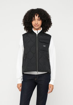 Guess Jeans QUILTED PUFFER  - Colete - jet black