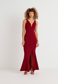 WAL G TALL ROSIE CUT OUT - Haljina od žerseja - wine