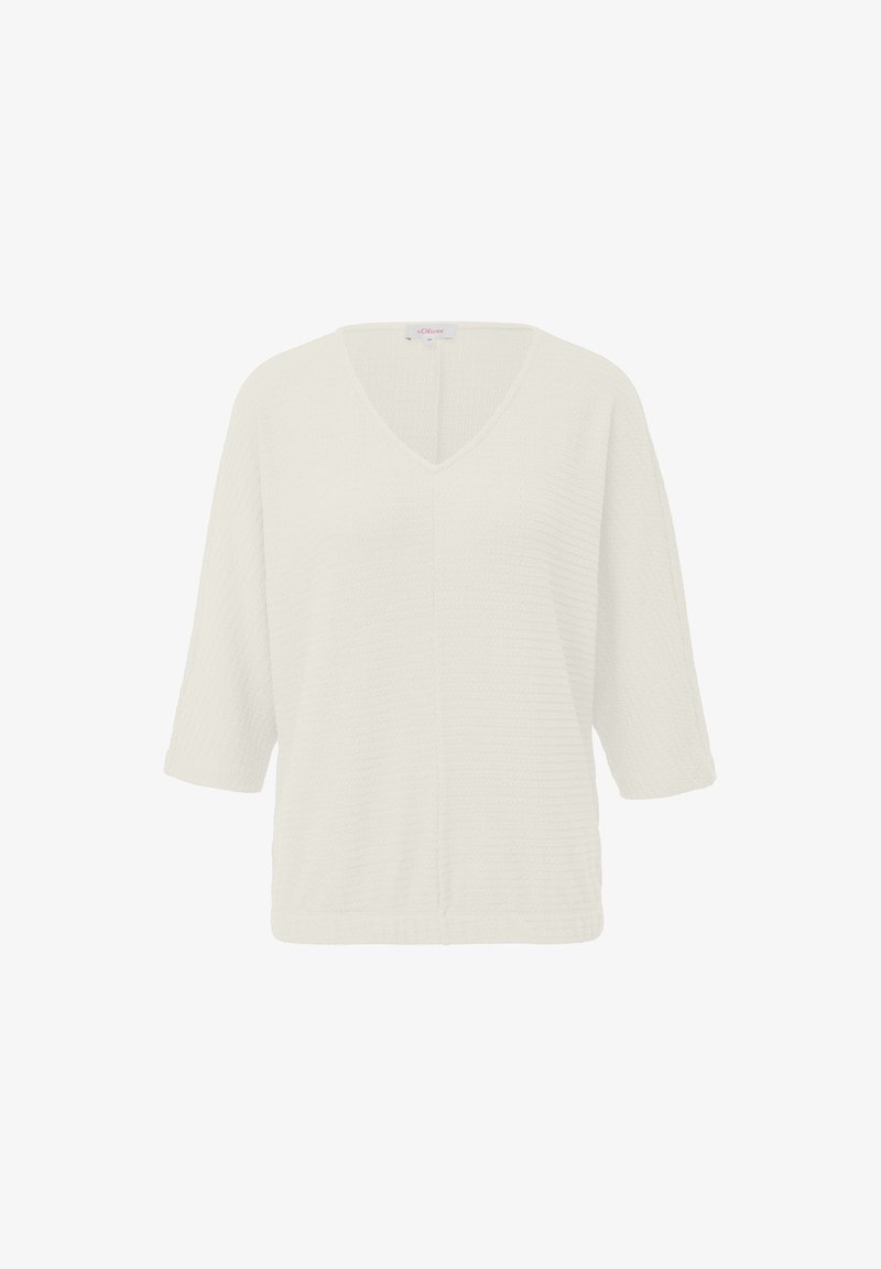 s.Oliver Long sleeved top - ecru