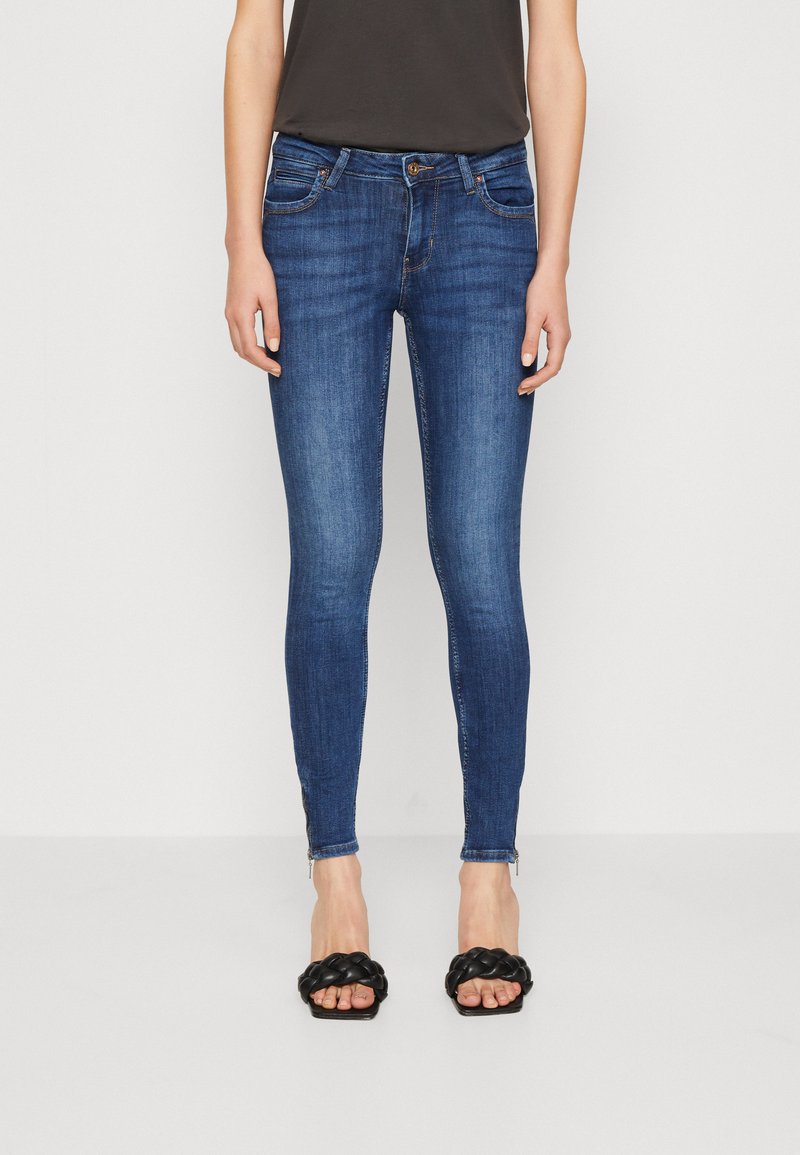 ONLY - ONLKENDELL REGULAR WAIST ZIP - Jeans Skinny Fit - dark blue denim, Vergrößern