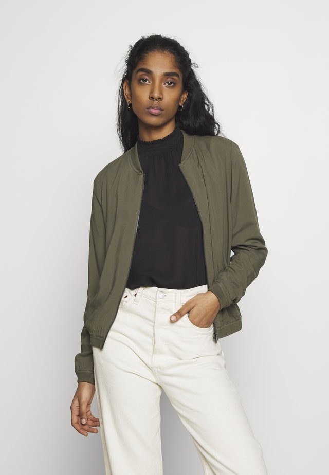 ONLNOVA LIFE JACKET SOLID - Bomberjacke - grape leaf