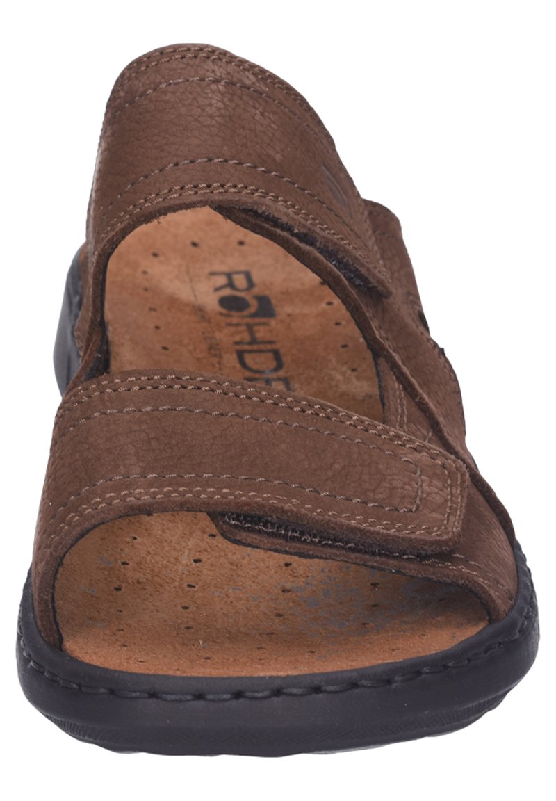 Damen Sneaker | Rohde Pantolette flach braun - VE93005 Damen Sneaker | Rohde Pantolette flach braun - VE93005