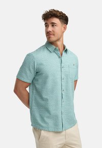 INDICODE JEANS KURZARM WAY - Overhemd - deep sea