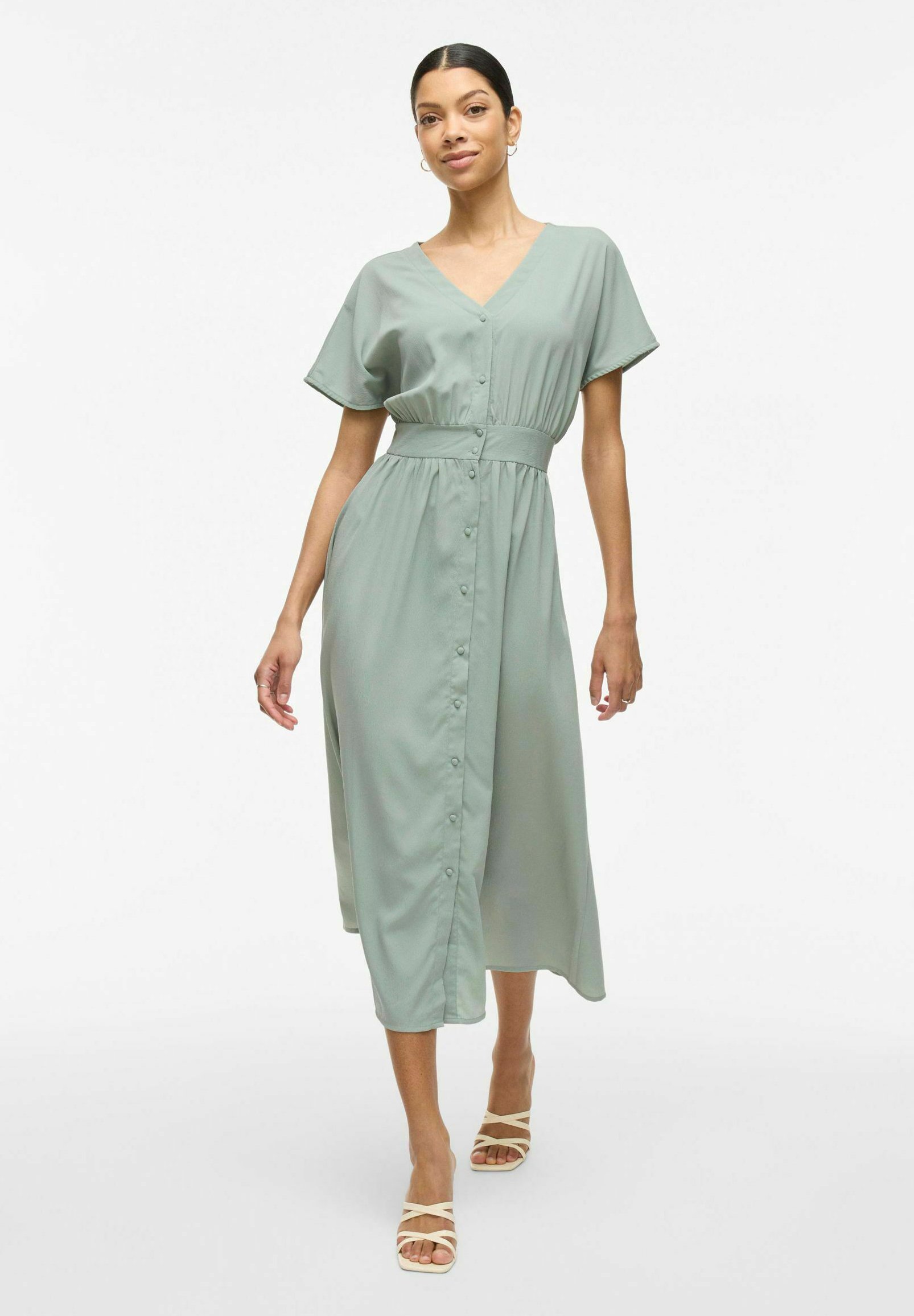 white silk off the shoulder dress Ladivine WN315