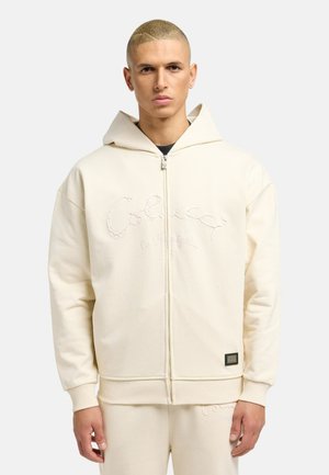 HOODIE UNISEX - Zip-up sweatshirt - beige
