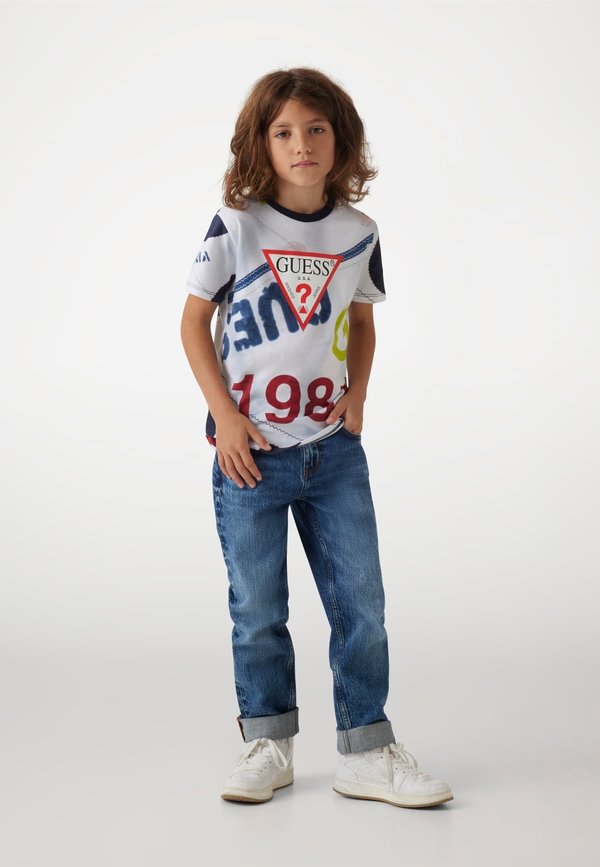 ALLOVER-PRINT - T-Shirt print - mehrfarbig weiß