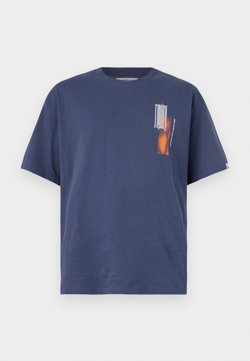 Replay T-shirt print lichtblauw