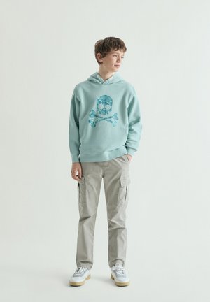 Scalpers, MARINE SKULL  - Kapuzenpullover - water