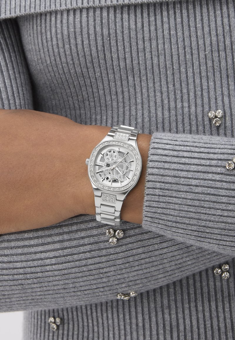 Guess ELECTRA - Rannekello - silver tone