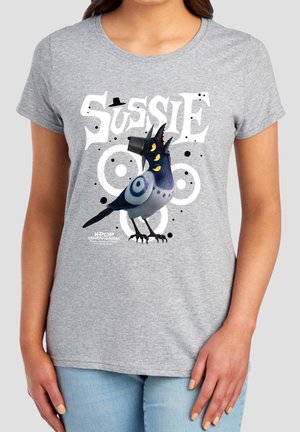 NETFLIX, KPOP DEMON HUNTERS SUSSIE THE BIRD - Print T-shirt - mottled light grey