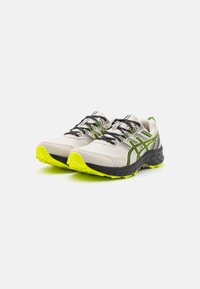 ASICS GEL-VENTURE 9 - Trail hardloopschoenen - oatmeal/safety yellow