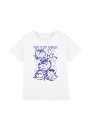 Cotton Soul, WHERE THE WILD THINGS ARE/WILD SKETCH UNISEX - Print T-shirt - white