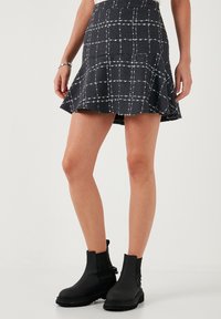 LELA REGULAR FIT - Minirok - dark grey