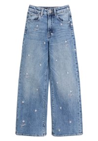 Guess EMBROIDERY - Flared-farkut - indigo daisy wash