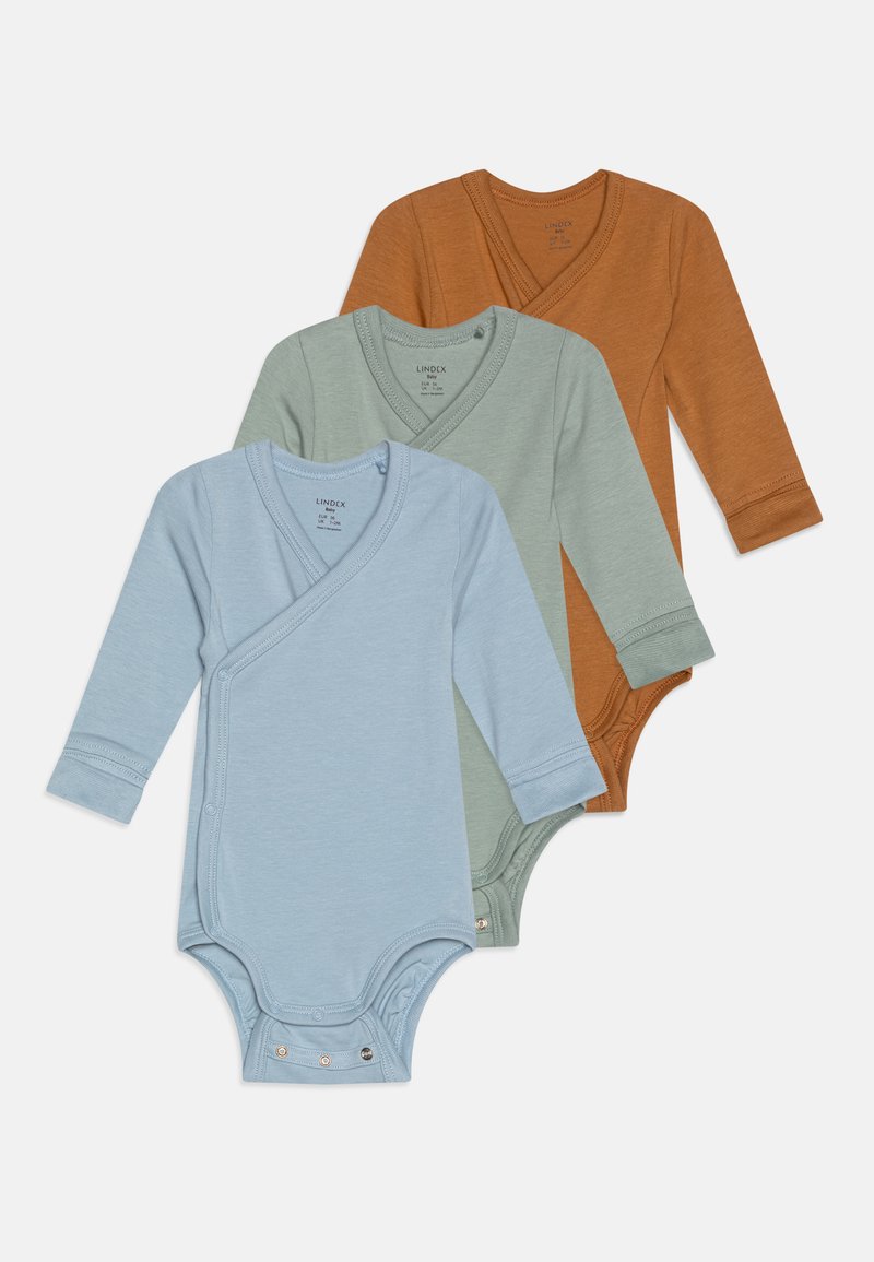 Lindex BODY WRAP UNISEX 3 PACK - Body - light dusty blue