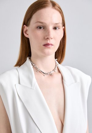 Lorette Colé Duprat SQUARE NECKLACE UNISEX - Necklace - silver-coloured