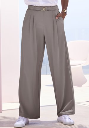 LASCANA, LASCANA SCHLUPFHOSE - Stoffhose - taupe