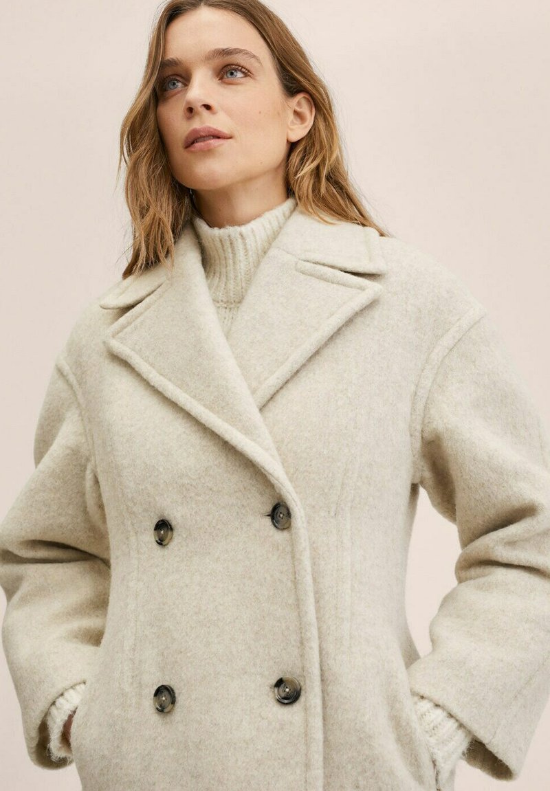 Damen Parkas | Mango HABANA Klassischer Mantel sand - TZ29391 Damen Parkas | Mango HABANA Klassischer Mantel sand - TZ29391